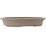 Pot à bonsaï ovale non émaillé - 385 x 295 x 65 mm