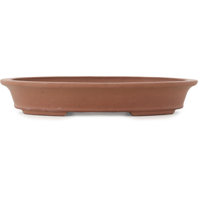 Pot à bonsaï ovale non émaillé - 380 x 295 x 63 mm