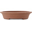 Pot à bonsaï ovale non émaillé - 380 x 295 x 63 mm