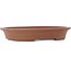 Pot à bonsaï ovale non émaillé - 380 x 295 x 63 mm