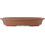 Pot à bonsaï ovale non émaillé - 380 x 295 x 63 mm