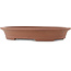 Pot à bonsaï ovale non émaillé - 380 x 295 x 63 mm