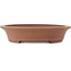 Pot à bonsaï ovale non émaillé - 380 x 295 x 63 mm