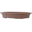 Pot à bonsaï ovale non émaillé - 380 x 290 x 60 mm
