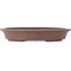 Pot à bonsaï ovale non émaillé - 380 x 290 x 60 mm