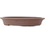 Pot à bonsaï ovale non émaillé - 380 x 290 x 60 mm