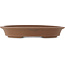 Ovaler unglasierter Bonsai-Topf - 380 x 290 x 60 mm