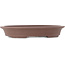 Pot à bonsaï ovale non émaillé - 380 x 290 x 60 mm