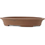 Pot à bonsaï ovale non émaillé - 380 x 290 x 60 mm