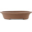 Pot à bonsaï ovale non émaillé - 380 x 290 x 60 mm