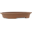 Ovaler unglasierter Bonsai-Topf - 380 x 290 x 60 mm