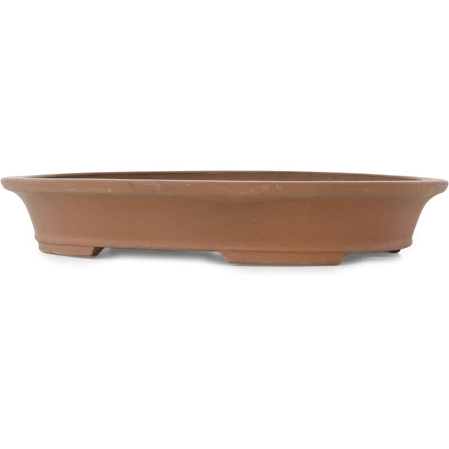 Ovaler unglasierter Bonsai-Topf - 380 x 290 x 60 mm
