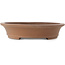 Ovaler unglasierter Bonsai-Topf - 380 x 290 x 60 mm