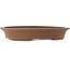 Ovaler unglasierter Bonsai-Topf - 380 x 290 x 60 mm