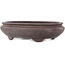 Pot à bonsaï ovale non émaillé - 340 x 270 x 90 mm