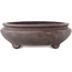 Pot à bonsaï ovale non émaillé - 340 x 270 x 90 mm