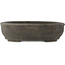 Pot à bonsaï ovale non émaillé de Keizan - 373 x 285 x 105 mm