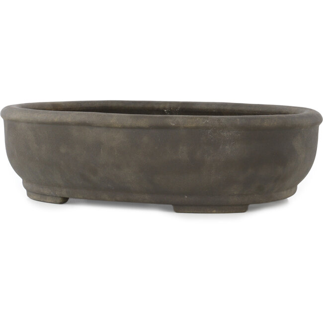 Vaso bonsai ovale non smaltato di Keizan - 373 x 285 x 105 mm