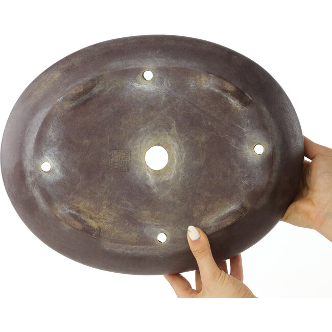 Vaso bonsai ovale non smaltato - 340 x 270 x 90 mm