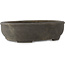 Ovaler unglasierter Bonsai-Topf von Keizan - 373 x 285 x 105 mm