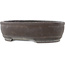 Pot à bonsaï ovale non émaillé de Keizan - 392 x 305 x 110 mm
