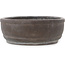 Pot à bonsaï ovale non émaillé de Keizan - 392 x 305 x 110 mm