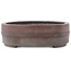 Pot à bonsaï ovale non émaillé de Yamaaki - 340 x 278 x 85 mm