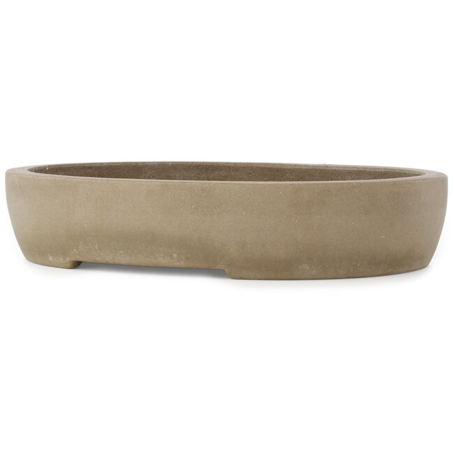 Vaso bonsai ovale non smaltato di Seibun - 385 x 300 x 75 mm