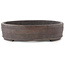 Pot à bonsaï ovale non émaillé de Keizan - 410 x 282 x 68 mm