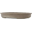 Pot à bonsaï ovale non émaillé de Seibun - 435 x 355 x 63 mm