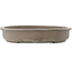 Pot à bonsaï ovale non émaillé de Seibun - 435 x 355 x 63 mm