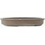 Pot à bonsaï ovale non émaillé de Seibun - 435 x 355 x 63 mm