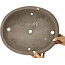 Pot à bonsaï ovale non émaillé de Seibun - 435 x 355 x 63 mm
