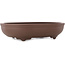 Pot à bonsaï ovale non émaillé de Yamaaki - 485 x 370 x 115 mm