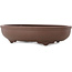 Pot à bonsaï ovale non émaillé de Yamaaki - 485 x 370 x 115 mm