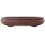 Pot à bonsaï ovale non émaillé de Yamaaki - 455 x 350 x 88 mm