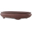 Pot à bonsaï ovale non émaillé de Yamaaki - 455 x 350 x 88 mm