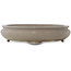 Pot à bonsaï ovale non émaillé de Keizan - 475 x 380 x 113 mm