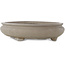 Pot à bonsaï ovale non émaillé de Keizan - 475 x 380 x 113 mm