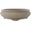 Maceta para bonsái ovalada sin esmaltar de Keizan - 475 x 380 x 113 mm