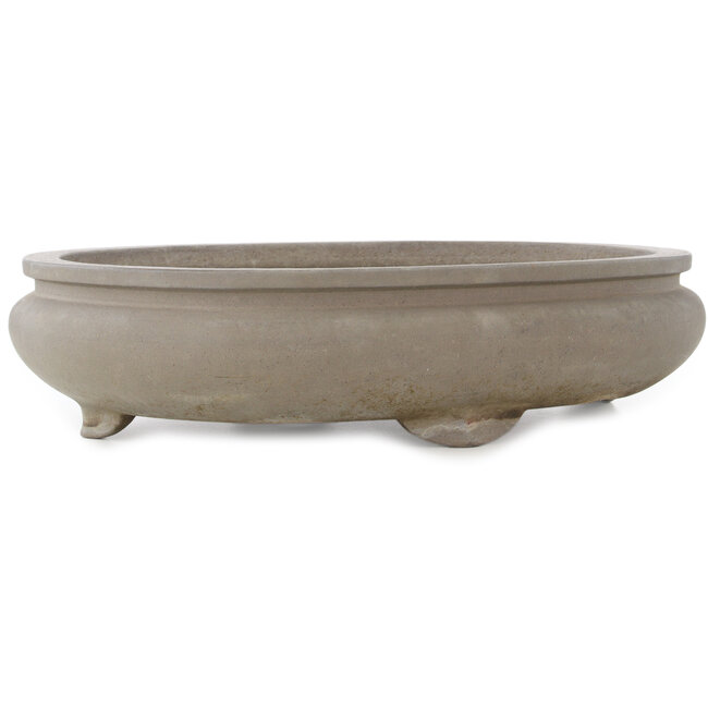 Vaso bonsai ovale non smaltato di Keizan - 475 x 380 x 113 mm