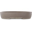 Pot à bonsaï ovale non émaillé - 375 x 293 x 70 mm