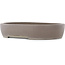 Ovaler unglasierter Bonsai-Topf - 375 x 293 x 70 mm