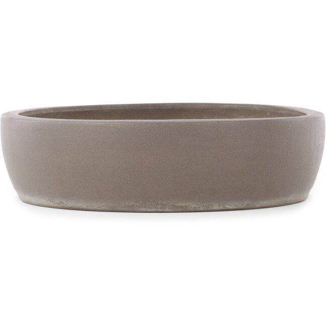 Maceta para bonsái ovalada sin esmaltar - 375 x 293 x 70 mm