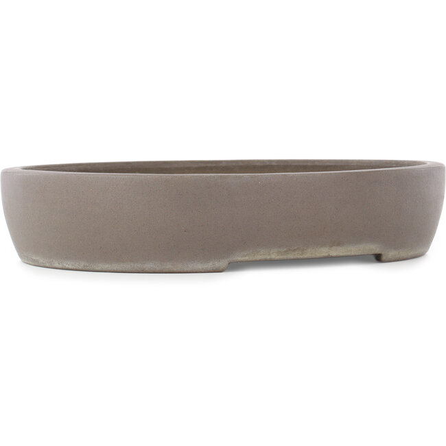 Ovale ongeglazuurde bonsai pot - 375 x 293 x 70 mm