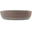 Ovale ongeglazuurde bonsai pot van Yamaaki - 403 x 340 x 83 mm
