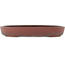 Pot à bonsaï ovale non émaillé - 405 x 290 x 57 mm