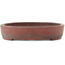 Pot à bonsaï ovale non émaillé - 405 x 290 x 57 mm