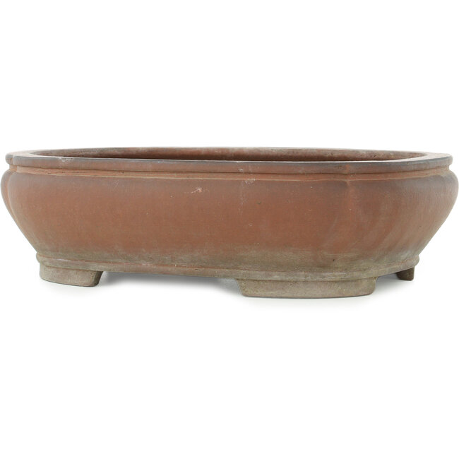 Vaso bonsai Mokko non smaltato di Kizan - 395 x 305 x 105 mm