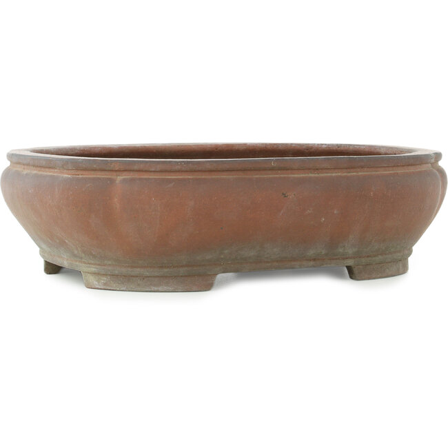 Unglasierter Mokko-Bonsaitopf von Kizan – 395 x 305 x 105 mm